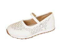 Pool Sliders Women - Women's Casual Flat Trainers Mary Jane Walking Shoes with Perforated Cut Out Upper, Adjustable Buckle Strap, Lightweight Everyday Slip On Style for Spring Outings
