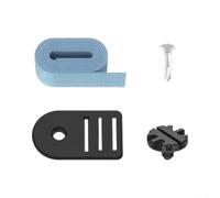 Pool Solar Cover Reel Attachment Kit With Secure Straps And Plastic Gaskets For Standard Swimming Pool Covers For Easy Installation Set Black(1 pcs)
