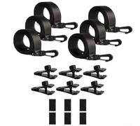 Pool Solar Cover Reel Kit for Firm Attachment with Nylon Straps and Clips for Optimal Performance
