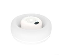 Pool Speaker, Floating Waterproof with Seven-Colour Ambient Light Swimming Pool Audio Device RGB LED(White)