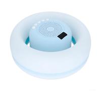 Pool Speaker, Floating Waterproof with Seven-Colour Ambient Light Swimming Pool Audio Device RGB LED(Blue)