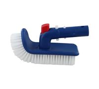 Pool Step Corner Brush, 180 Degree Rotating Handle Scrub for Swimming Pools, Spas, Hot Tubs, Gentle on Liners