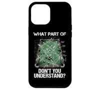 Pool Table Cue Sports Humor Funny Billiards Blueprint Case for iPhone 12 Pro Max