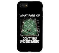 Pool Table Cue Sports Humor Funny Billiards Blueprint Case for iPhone SE (2020) / 7/8