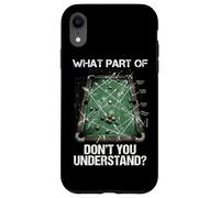 Pool Table Cue Sports Humor Funny Billiards Blueprint Case for iPhone XR