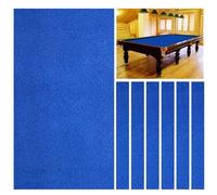 Pool Table Felt 7ft/8ft/9ft Pool Table Felt, Snooker Tablecloth with 6 Side Strips - Blue Billiard Cloth for Indoor Sports Game Table(Blue,7ft)