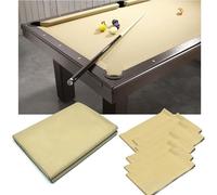 Pool Table Felt - 9-Foot Billiards Cloth with 6 Pre-Cut Strips for Home, Club, or Bar Use - Replacement Set for Pool Tables