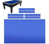 Pool Table Felt, Billiard Cloth for 7/8/9 Foot Tables, Durable Fabric with 6 Bonus Bottom Cloth, Ideal for Bars, Clubs, and Hotels