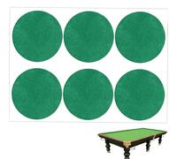 Pool Table Felt Patch Set - Cloth Repair Stickers, Green Felt Replacement Pieces, Circular Marker Dots, Damage Cover Overlay | Restoration Accessory for Home Tables Tournament Surfaces Rec Are