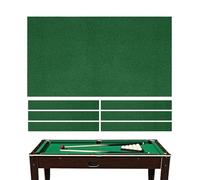 Pool Table Felt Replacement Kit - Billiard Table Cloth with 6 Strips for Snooker, Bar, and Club - Ideal for 7ft, 8ft, 9ft Tables