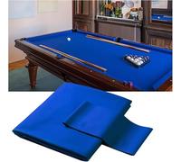 Pool Table Felt with Pre-Cut Strips, Ultra-Durable Cover for Easy DIY Replacement (Royal Blue)