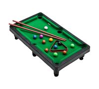 Pool Table Game - ABS Resin Mini Set | Tabletop Pool Table And Billiards Game For Kids Compact Portable Playset With Clubs Balls And Tripod | Fun Indoor Skill Practice For Home Family Activiti