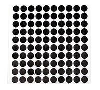 Pool Table Marker Dots, Black Cloth White Ball Locator Pool Table Dot Markers Pool Billiards Sticker Table Ball Point for Cue Ball Placement (English Snooker 10mm)