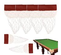Pool Table Pocket - Leather Pockets | Pool Net Replacement Bag 6 | Parts | Accessories Places Entertainment Professional Game Room High-end Finish