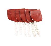 Pool Table Pocket, PU Pool Table Pockets, 6pcs Billiard Pockets Replacement, Professional Snoker Net Drop Holders, Brush Bag Nets Entertainment Venues Accessory, Billiard Snoker Pocket Nets