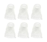 Pool Table Pockets, Pool Table Pocket Replacement Insert Mesh Bag 6Pcs White Nylon Bottomless Hollow Out for Chinese Billiards, English Snooker