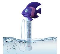 Pool Temp Gauge | Cute Floating Indoor Temperature Meter | Freeze Proof Rain Measure Gauge | Floating Easy Read For Cold Plunge Hot Tub Ice Bath SPA Aquarium Pond Farming Irrigation