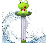 Pool Temperature Gauge, Safety Bath Animal Gauge, Shockproof Floating Spa Temperature Reading Tool for Outdoor Indoor Bath Bathtub Aquarium Pond