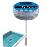 Pool Temperature Gauge,Wireless Floating Solar Powered | Pool Water Temperature Sensor - for Outdoor Backyard Hotel Commercial Houseowners Residents