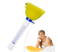 Pool Temperature Tester - Floating Waterproof Pool Temperature Gauge - Waterproof Bathtub Accessories with String Easy Read Monitor for Kids Boys Girls Baby Swimming