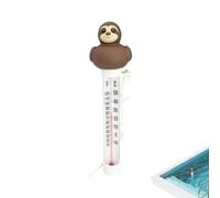 Pool Temperature Tester - Sloth Shape Portable Floating Gadget | Water Temperature Testing Tool For Spas, Hot Tubs, Ponds, Backyard, Indoor & Outdoor Use