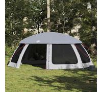 Pool Tent, Grey, 690 x 690 cm, Waterproof Camping Tent with Removable Raid, Mesh Walls, UV Protection, for Round Pools up to 549 cm, Insect Protection, Portable