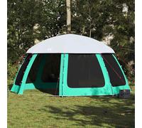 Pool Tent Sea Green 510x510 cm 185T Polyester PU Coating Fibreglass Poles UV50+
