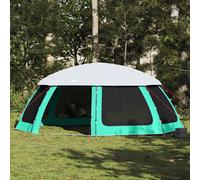 Pool Tent Sea Green 690x690 cm 185T Polyester PU Coating Removable Fly with Mesh