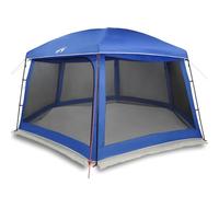 Pool Tent with Removable Fly and Mesh Walls Grey 512x458 cm