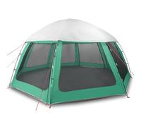 Pool Tent with Removable Fly and Mesh Walls Sea Green 612x612 cm