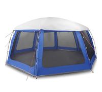 Pool Tent with Removable Fly and Mesh Walls Sea Green 612x612 cm