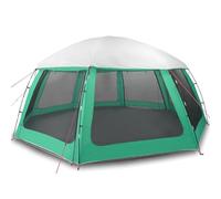 Pool Tent with Removable Fly and Mesh Walls Sea Green 612x612 cm