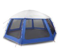 Pool Tent with Removable Fly and Mesh Walls Sea Green 612x612 cm
