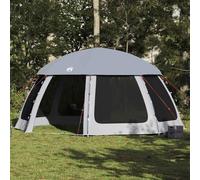 Pool Tent with Removable Rain Tent, Mesh Walls, Grey, 510 x 510 x 260 cm, Waterproof Polyester, Fibreglass Poles, Includes Carry Bag, Ideal for Family Camping, Outdoor