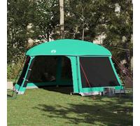 Pool Tent with Removable Rainfly and Net Walls, Sea Green, 618 x 532 x 246 cm, Waterproof Polyester with PU Coating, Fibreglass and Steel Poles, Ideal for Family, Camping