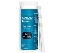 MONZANA® Hot Tub Test Strips ph Test Strips 3-in-1 Water Tester 150-pack Hot Tub Accessories for Pools, Swimming Pools, HotTubs and Spas - Accurate Chemical Tester for pH, Chlorine and Alkalinity