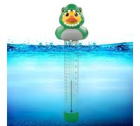 Pool Thermo Meter - Thermometer Floating Easy Read | Water Temperature Gauge With String For Ice Bath | Swimming Pool Thermometer With Rope Cartoon Style Water For Outdoor | Hot Tubs Aquariums