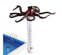 Pool Thermometer Floating - 19cm Cartoon Animals Floating Meter | Pool Accessory Large Water Temperature Gauge For Home Spa Swimming Shower Indoor Outdoor Children Family Bathtub