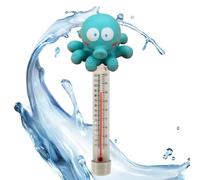 Pool Thermometer Floating - 6x5x21cm Water Temperature Gauge | Eye-Catching Bath Temp Sensor for | Effortless Accurate Hot Tubs & Supplies | for Bathtub Spa Aquarium Lake Shower
