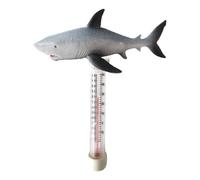 Pool Thermometer Floating, Cartoon Animals Water Thermometer, Floating Temperature Gauge, Swimming Pool Thermometers, For Ice Bath, Outdoor & Indoor Swimming Pools, Spas, Tubs, 19x8.5x8.5cm, shark