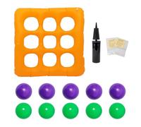 Pool Toss Game Set, Portable And Quick Inflation, 65x10cm, Giant Floating Pool Toss Game, Party Toy Floats, Stable Floating Design, For Beach Backyard Lake
