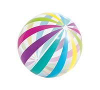 Pool Toy Ball - 50cm Inflatable Sphere, Striped Water Accessory, Children Play Balloon, Interactive Beach Gear | Portable Floating Activity Tool For Summer Swimming Outdoor Games Holiday