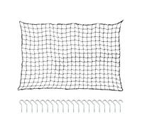 Pool Toy Storage Net - Large Pool Net | Swimming Pools Toy Float Storage Nets with 20 Windproof Screw Hooks, Heavy Duty Organization Bag for Inflatable Rafts, Balls, Chairs, Noodle