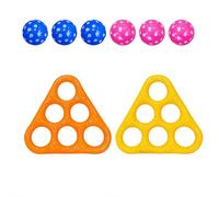 Pool Toys Games Set - Hexagonal/Triangular Shape Water Tossing Plaything, Competitive Floating Target Matches During Backyard Summer Bashes, For Active Families And Competitive Teens (Orange4)