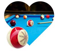 Pool Training Ball - Billiard Practice Ball | Billiard Training Ball for Beginners | Billiard Cue Ball Training Artifacts | Table Training Standard Pool Procue Ball for Beginners, Adults, Men and