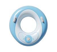 Pool Tube - Double Handles Anti Leak Float, 0.4mm Thick Seamless PVC Swim Ring, Inflatable Water Surfaces Raft, 90cm Heavy Duty Vinyl River Lounger | Inflatable Swimming Circle for Men & Women