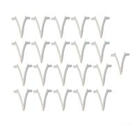Pool V Clips 21-Pack Designed to Fit Pool Brushes, Skimmers, Leaf Rakes, and Vacuum Handles on Standard 1-1/4 Inch Pool Poles