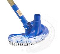 Pool Vacuum Brush Head | Flexible Vacuum Head,Pool Scrub Brush with Swivel Nylon Bristles, Pool Cleaning Head for Swimming Pools, Spas & Hot Tubs