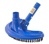 Pool Vacuum Brush Head - Heavy Duty Cleaner Brushes Head, Swivel Handle Attachment | Nylon Bristle Scrub, Floor And Wall Vacuum Cleaner, Cleaning Tool For Outdoor