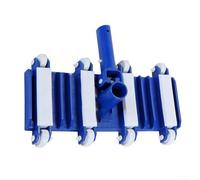 Pool Vacuum Head With Wheels, 14" Heavy Duty Head With 4 Weighted Plates, For Most 1.25" Standard Telescopic Poles And 1.5" Pool Vacuum Hoses/Pipes